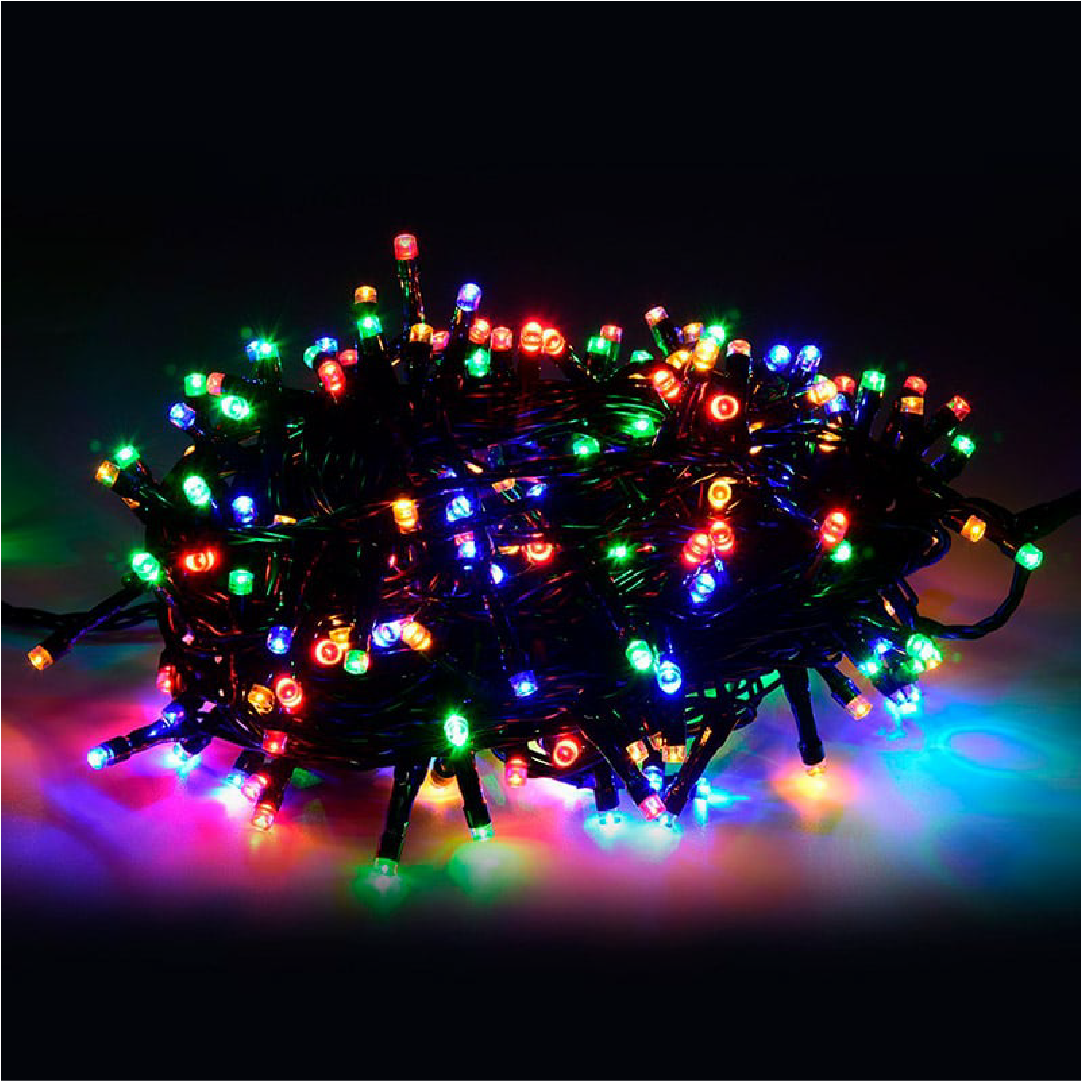 Luces eléctricas 100 leds 9 mts