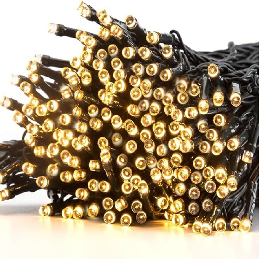 Luces eléctricas 100 leds 9 mts