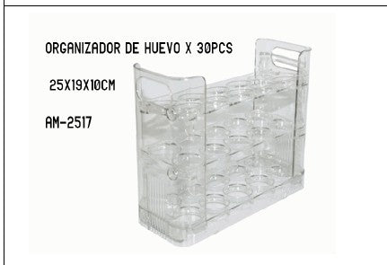 organizador de huevos vertical para 30 huevos