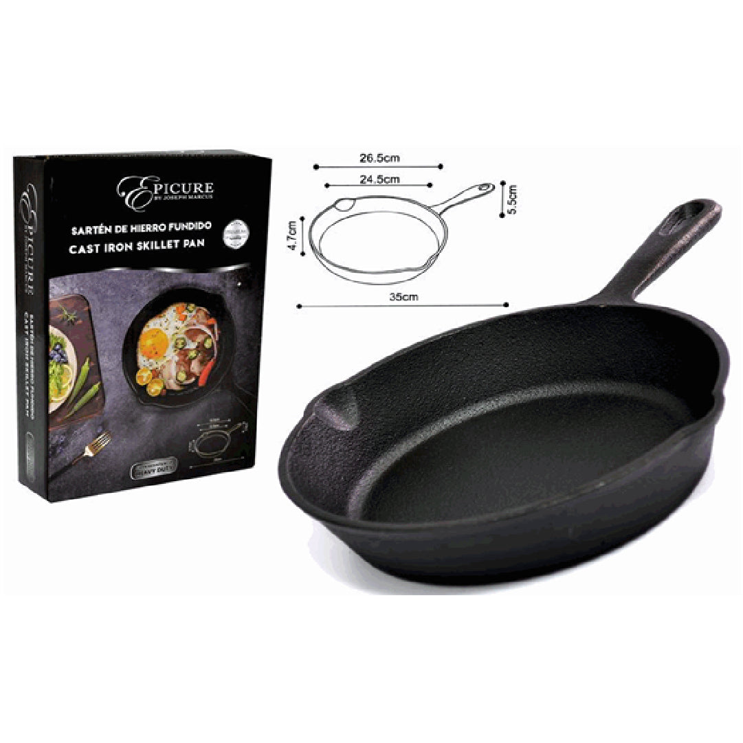 Sarten de hierro fundido 24 cm