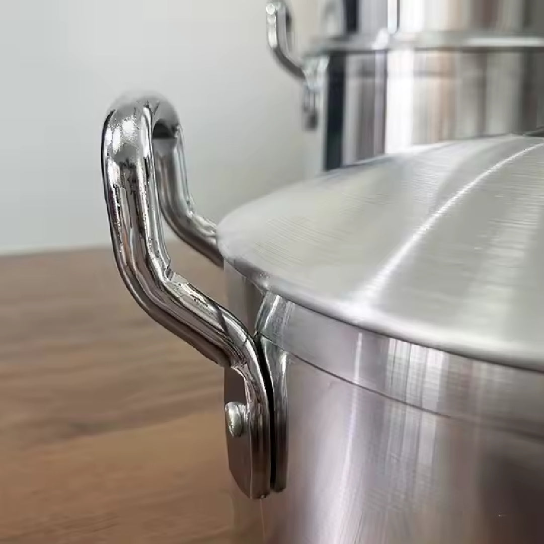 Set de ollas de 7 piezas de aluminio