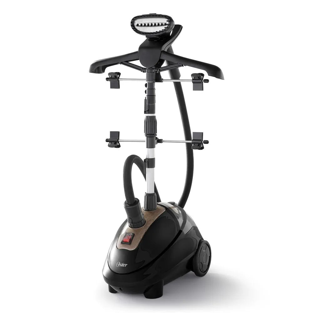 Vaporizador de Ropa de Pedestal Vertical, con Gancho 360° para Sostener las Prendas, Negro,